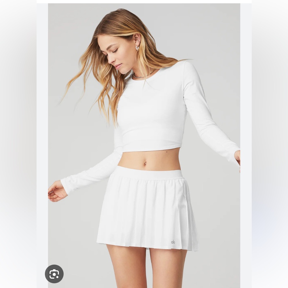 NWT Alosoft Finesse Long Sleeve Cropped Top - Medium